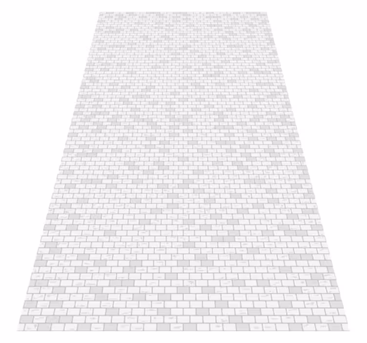 Banyo pvc halı şık tuğla deseni - TenStickers