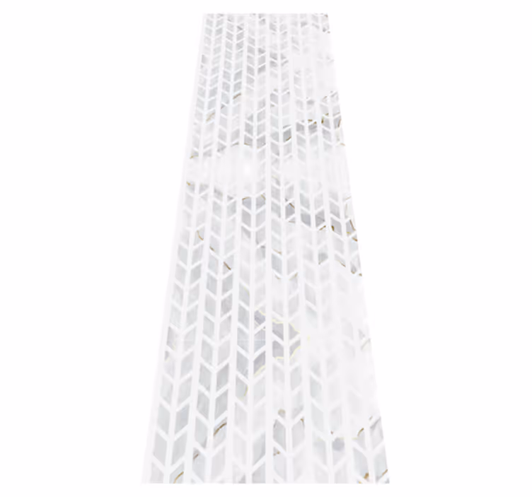 Banyo pvc halı küçük altın mermer karolar - TenStickers