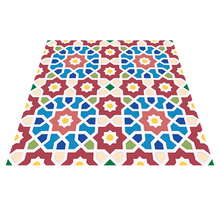 Banyo pvc halı arap duvar seramiği - TenStickers