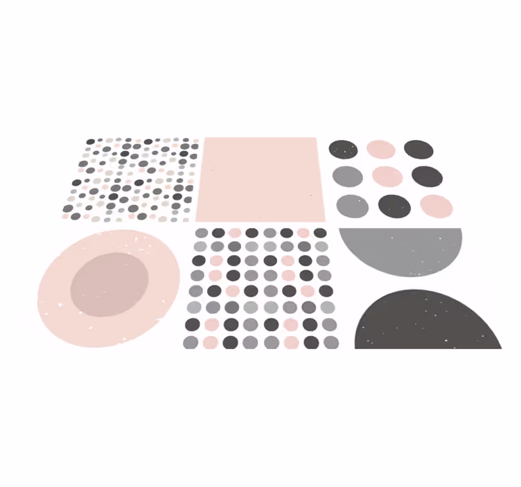 Banyo pvc halı İskandinav rebekka karoları - TenStickers