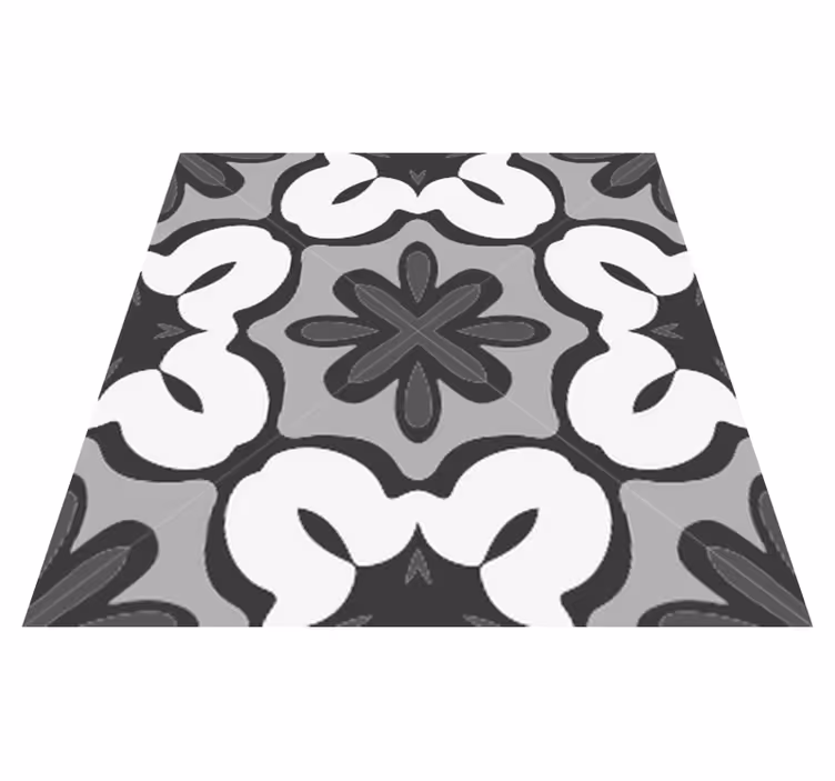 Banyo pvc halı - hidrolik gri gracia tarzı - TenStickers