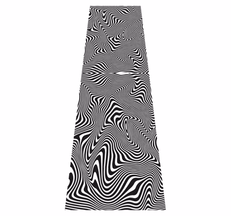 Banyo pvc halı zebra 3d etkili duş halısı - TenStickers
