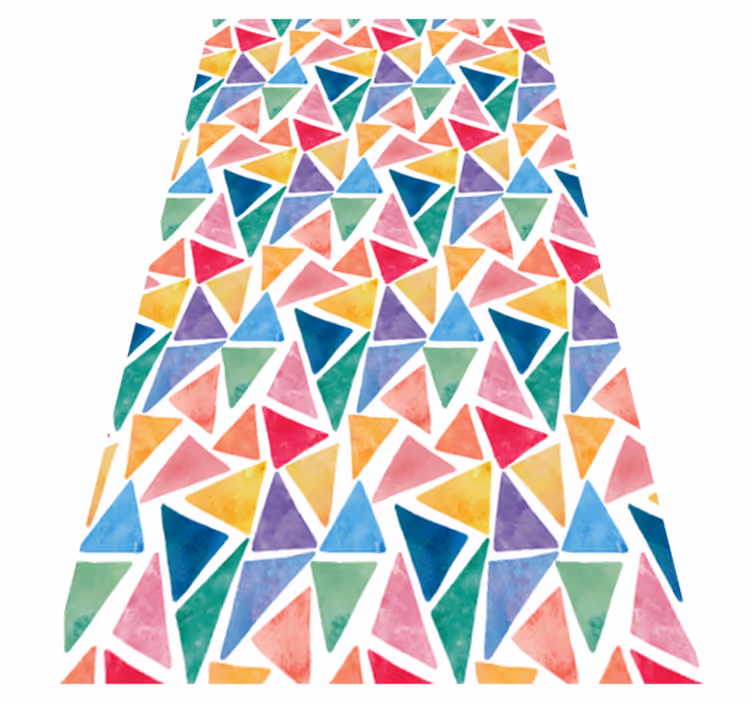 Mutfak pvc halı geometrik desenli vinil - TenStickers