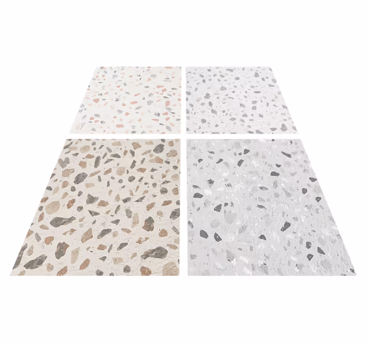 Mutfak pvc halı terrazzo dokulu - TenStickers