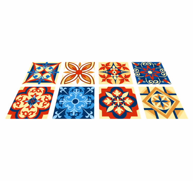 Mutfak pvc halı - crifitio Çimento fayanslar - TenStickers