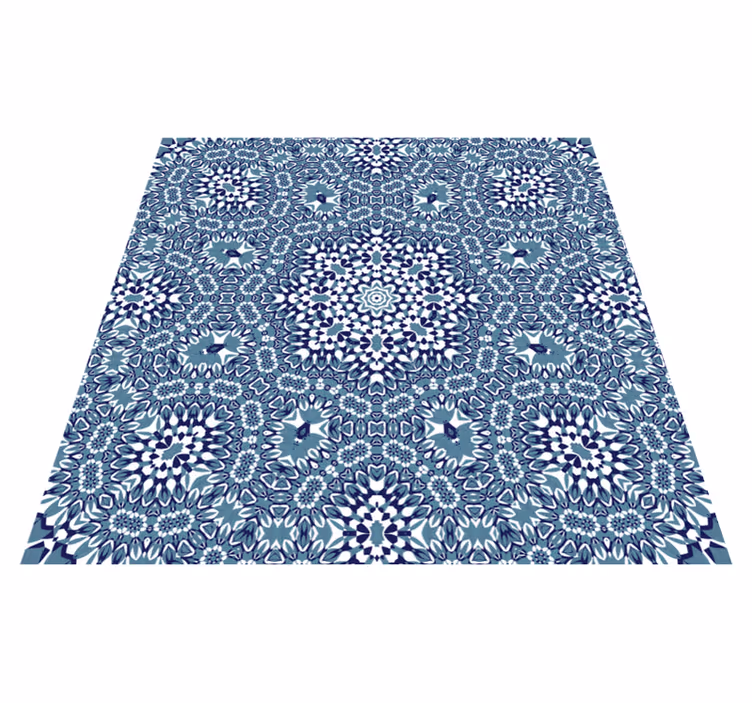 Mutfak pvc halı mozaik mandala - TenStickers