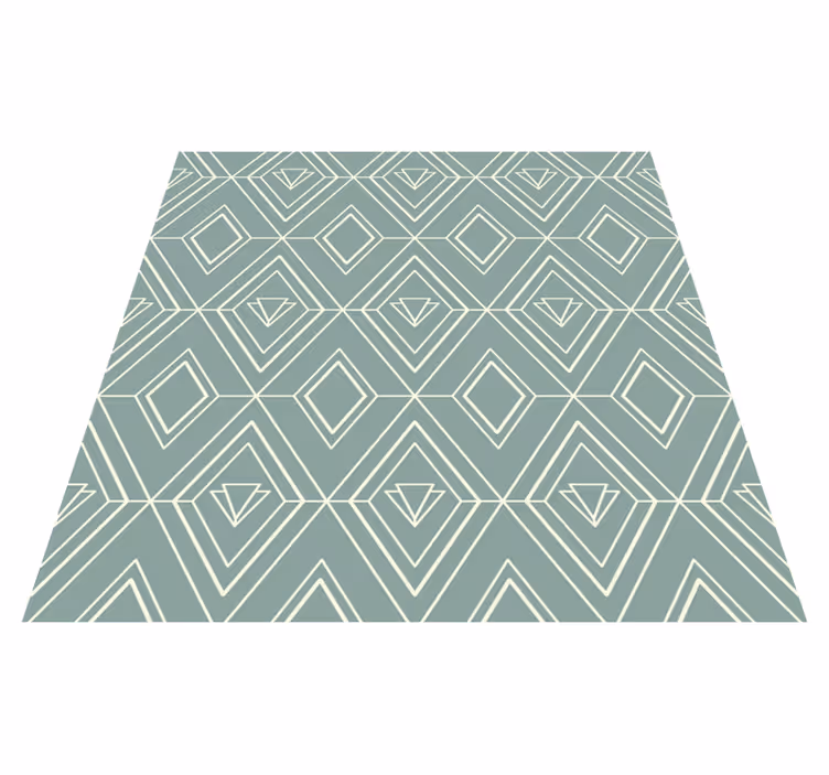 Mutfak pvc halı - art deco geometrik desen - TenStickers