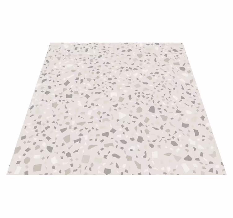 Mutfak pvc halı gri terrazzo - TenStickers