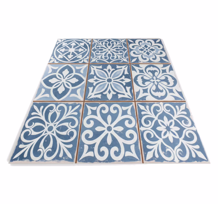 Mutfak pvc halı fas desenli - TenStickers