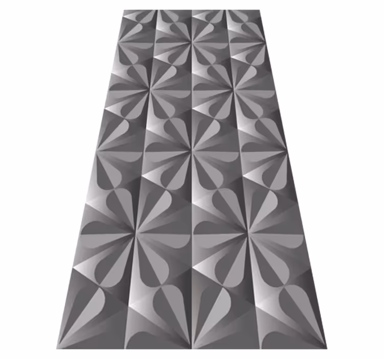 Mutfak pvc halı - vintage geometrik Çiçek deseni - TenStickers