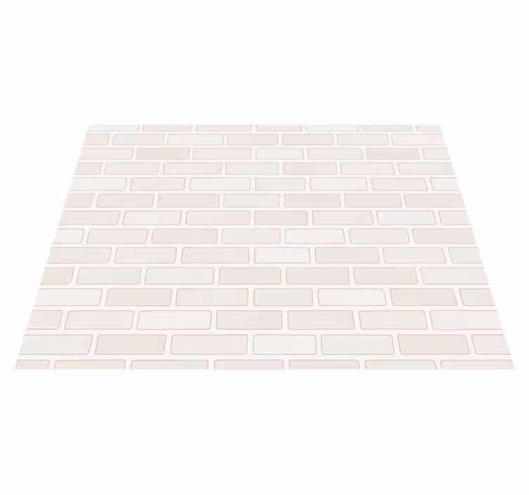 Mutfak pvc halı - antik tuğla deseni - TenStickers