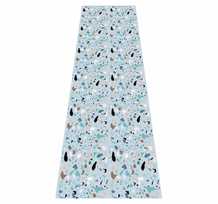 Yatak odası pvc halı - terrazzo tarzı tasarım - TenStickers