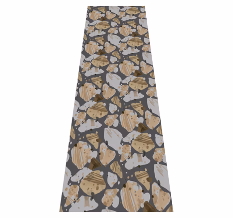 Yatak odası pvc halı - Çimento terrazzo deseni - TenStickers
