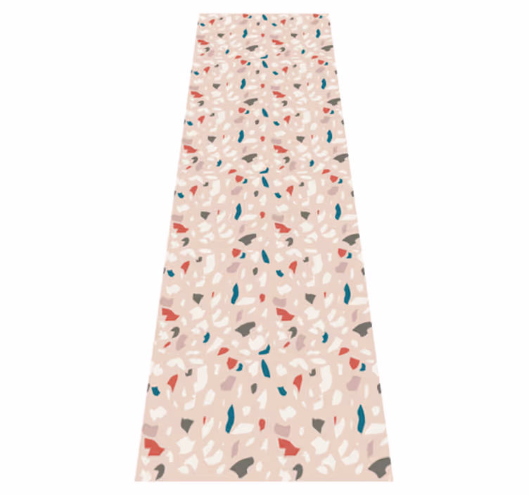 Yatak odası pvc halı - terrazzo etkisi deseni - TenStickers