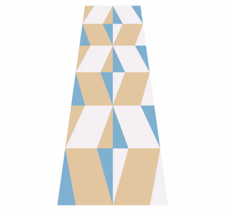 Ofis pvc halı geometrik minimalist Şekiller - TenStickers