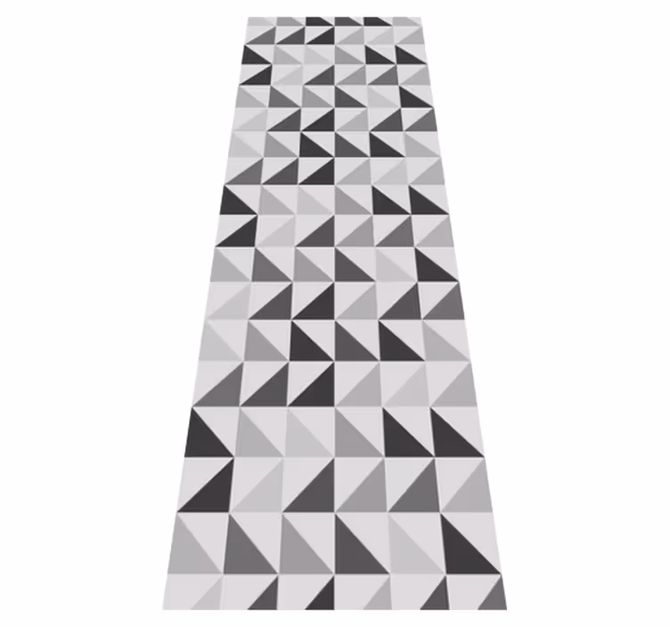 Ofis pvc halı geometrik Üçgenler - TenStickers