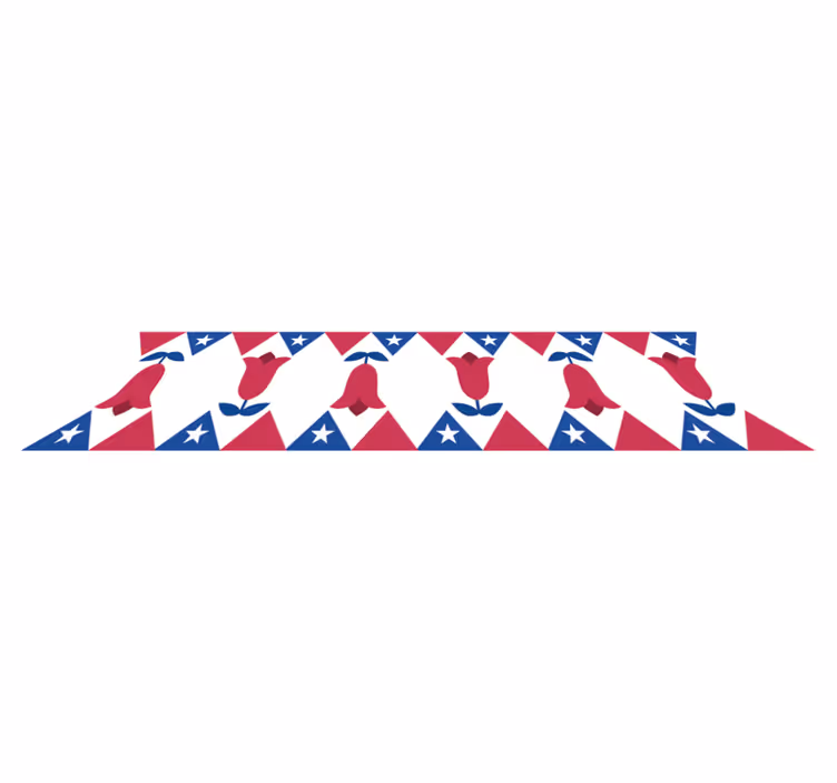 Yatak odası pvc halı copihue - TenStickers