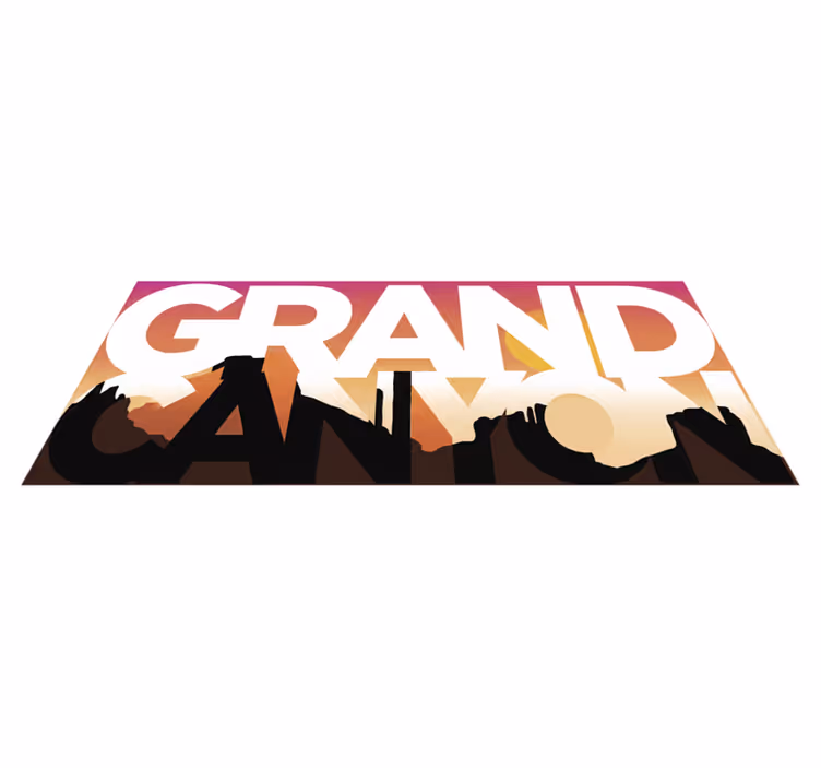 Yatak odası pvc halı grand canyon vinili - TenStickers