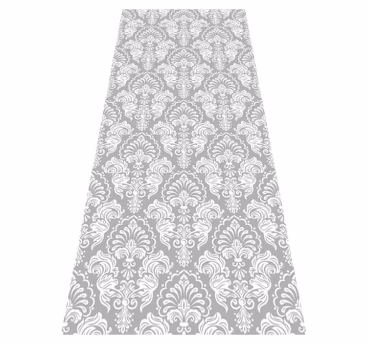 Vintage pvc halı damask tarzı dikişsiz - TenStickers