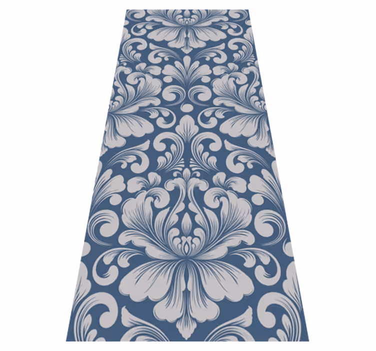 Vintage pvc halı klasik damask tasarımı - TenStickers