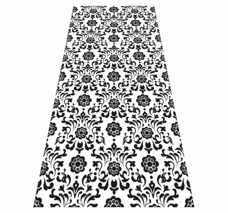 Vintage pvc halı kraliyet damask tarzı - TenStickers