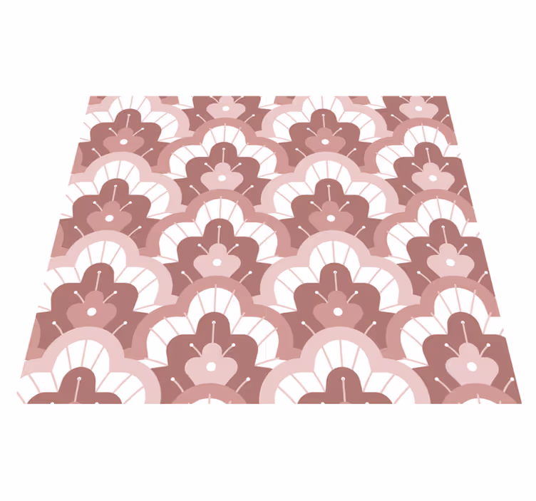 Vintage pvc halı pembe vintage duvar kağıdı - TenStickers