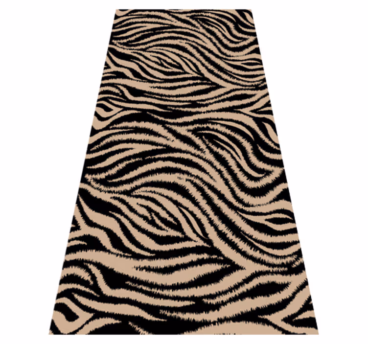 Hayvan pvc halı - zebra Çizgili desen - TenStickers