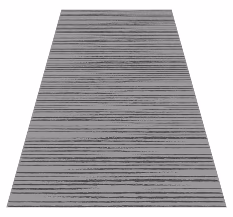 Modern pvc halı Şeritli gri - TenStickers