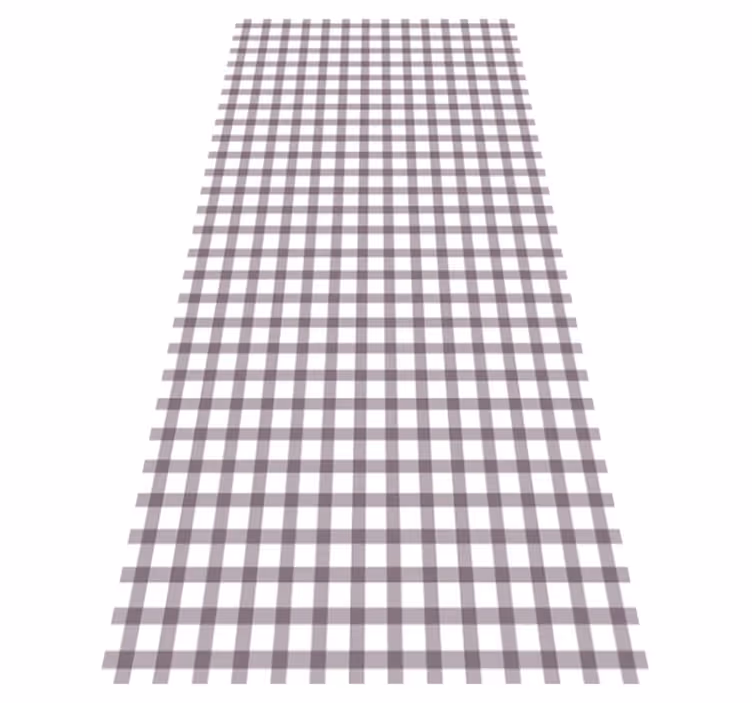 Lilac gingham doku pvc halı - TenStickers