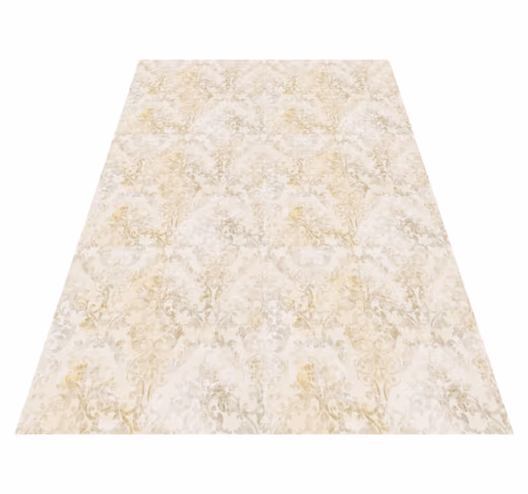 Vintage pvc halı - damask vintage desen - TenStickers