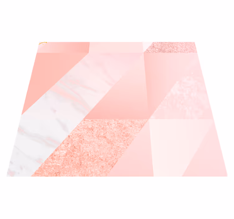 Doku pvc halı - pembe mermer deseni - TenStickers