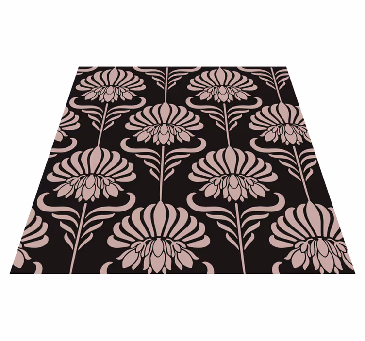 Vintage pvc halı - art nouveau motifleri - TenStickers