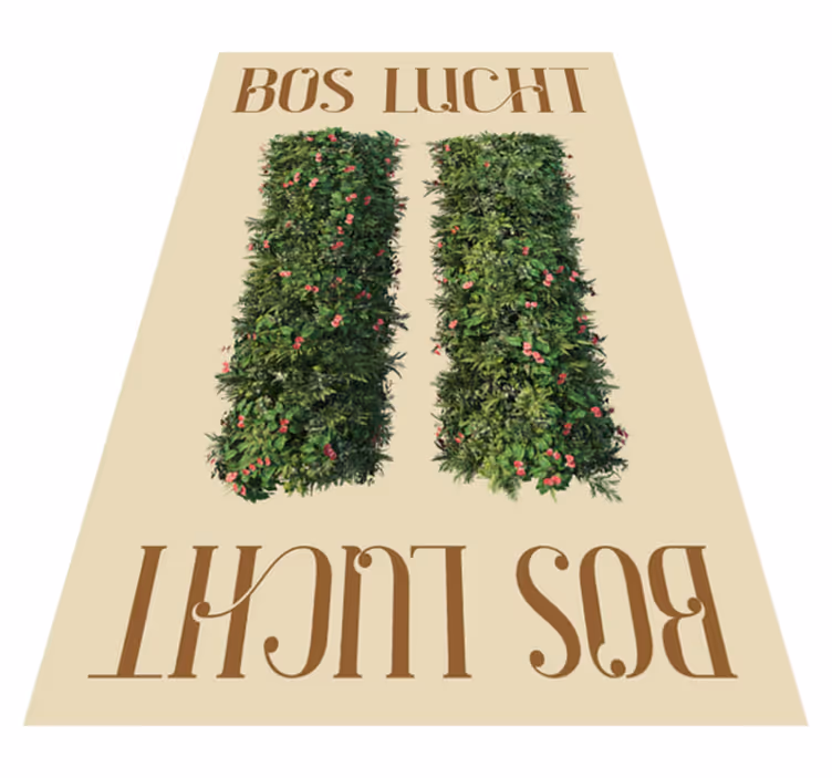 Bos hava cümleleri ile pvc halı - TenStickers