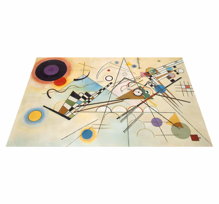Geometrik pvc halı - harika geometrik sanat tablosu - TenStickers