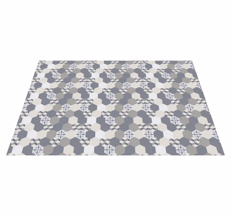 Gri pvc halı barcelona marengo - TenStickers