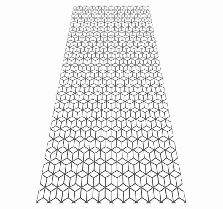 Koridor pvc halı nordic tarzı kenar küpleri - TenStickers