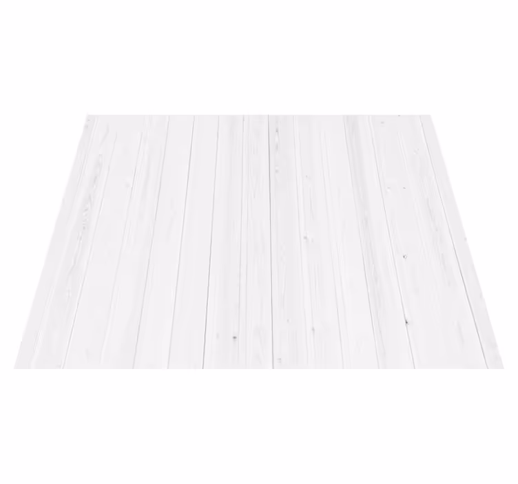 Beyaz pvc halı beyaz ahşap hamptons deseni - TenStickers