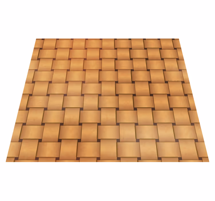 Kahverengi pvc halı ahşap desenli duvar kağıdı - TenStickers
