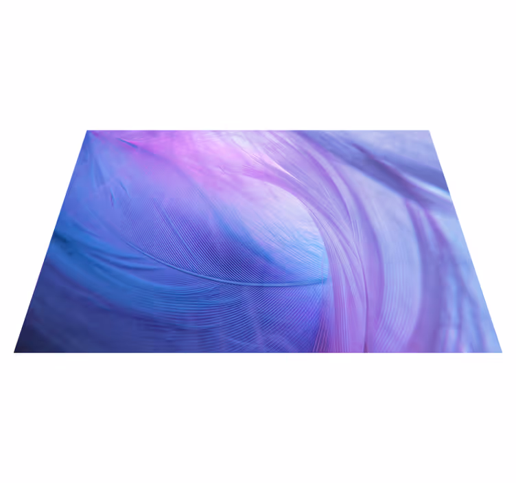Mor pvc halı 3d mavi ve mor spiral desenli - TenStickers
