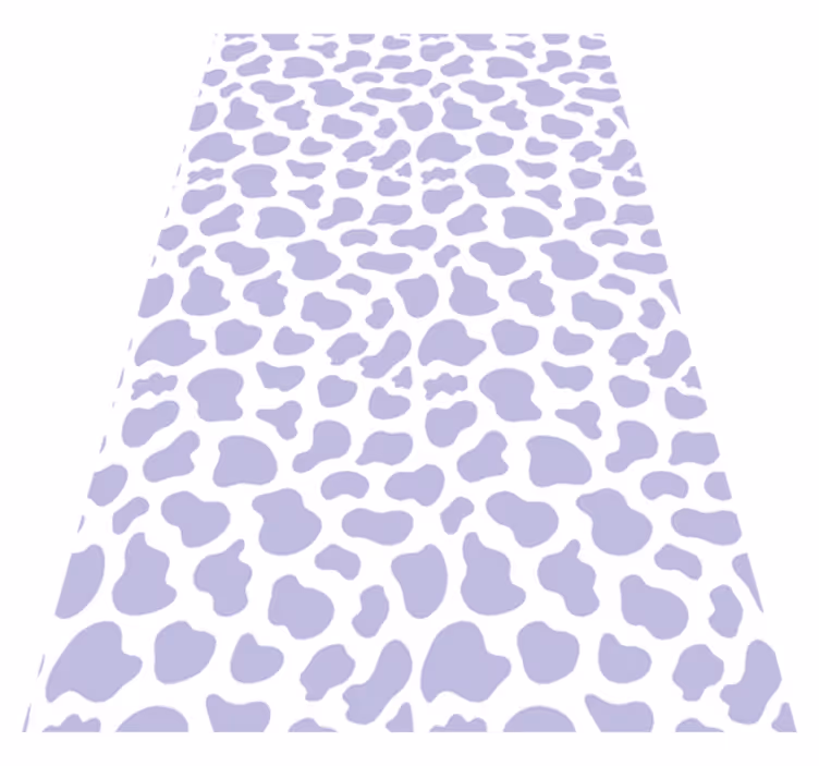 Mor pvc halı leopar desenli - TenStickers