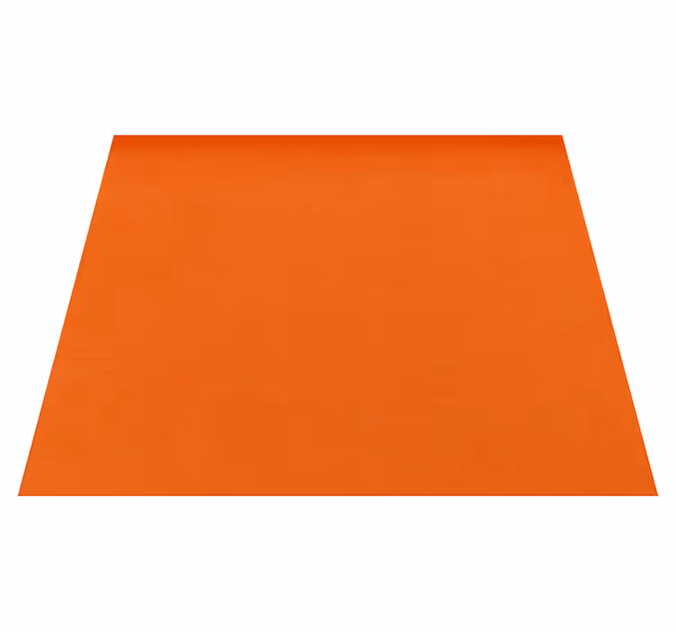 Turuncu pvc halı sade sıcak ton - TenStickers