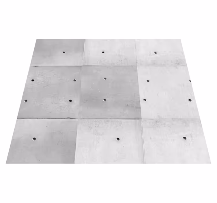 Balkon ve dış mekan için pvc halı minimalist beton paneller - TenStickers
