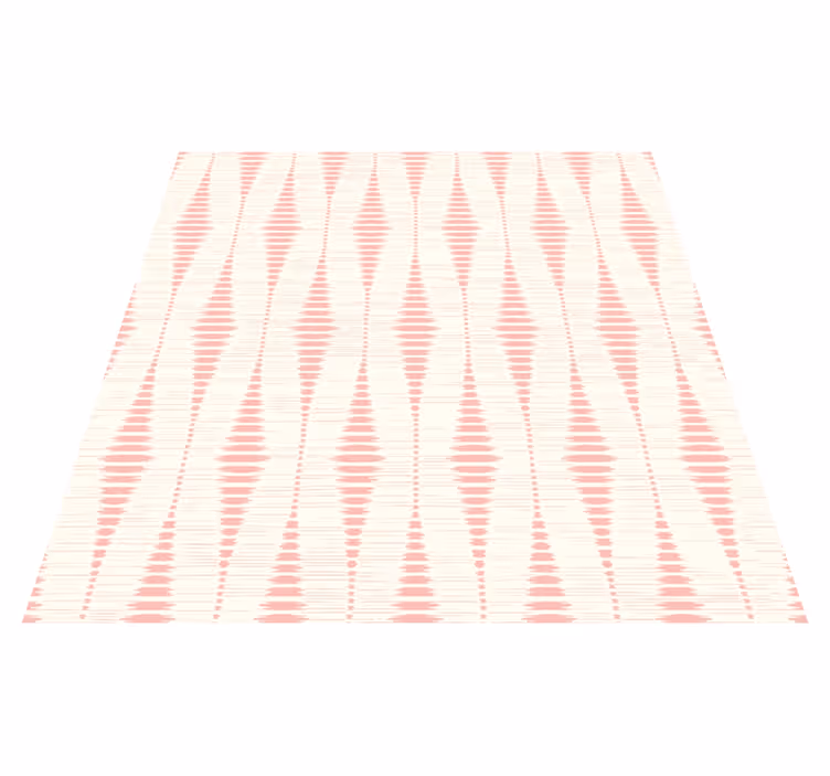 Pastel pembe rabaul ikat balkon ve dış mekan için pvc halı - TenStickers