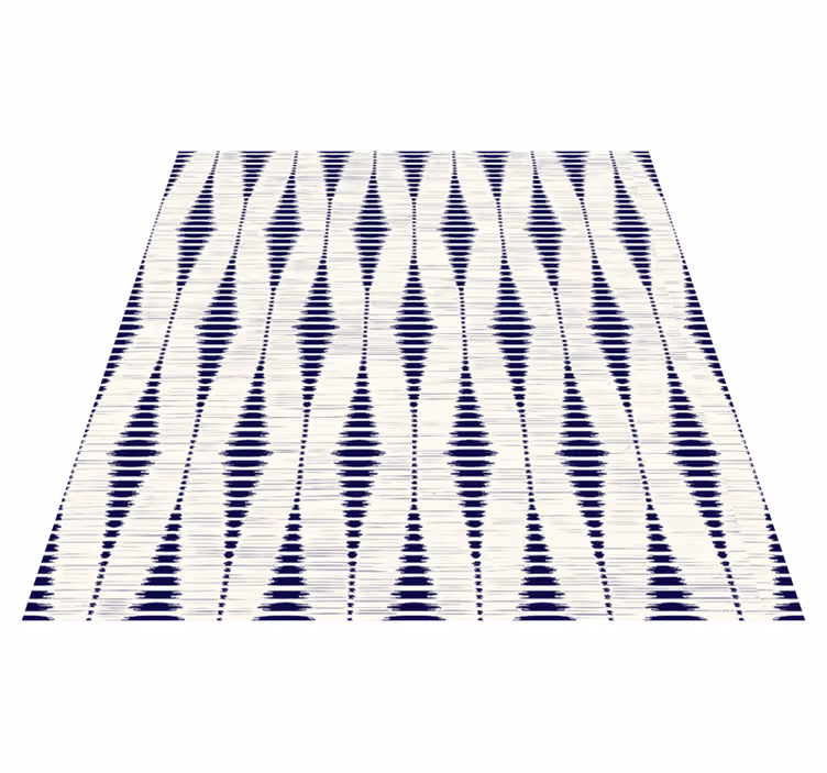 Balkon ve dış mekan için pvc halı - lacivert rabaul ikat - TenStickers