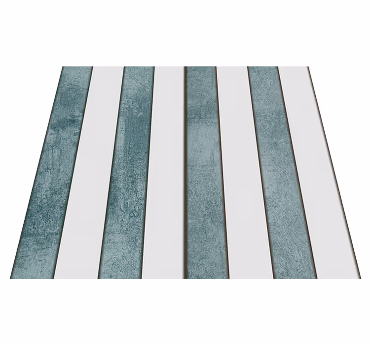 Balkon ve dış mekan için pvc halı Çizgili beton dokusu - TenStickers