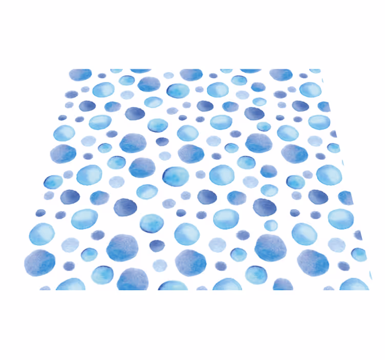 Balkon ve dış mekan için pvc halı - renkli baloncuklar - TenStickers