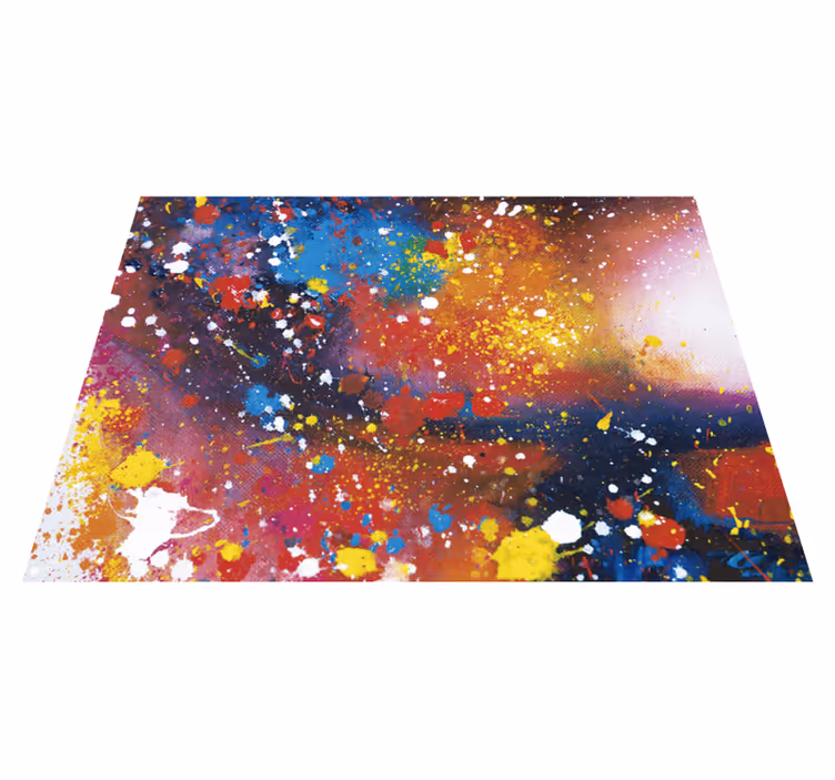 Vinil halı modern soyut resim - TenStickers
