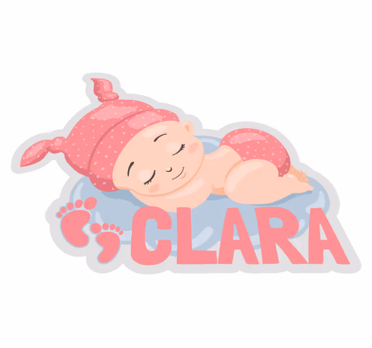 özelleştirilebilir bebek vinil kilim - TenStickers