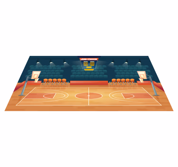 Vinil halı basketbol sahası adı - TenStickers