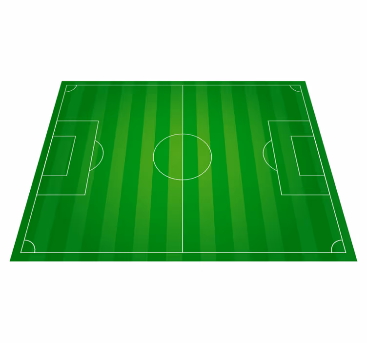Vinil halı futbol sahası genç - TenStickers